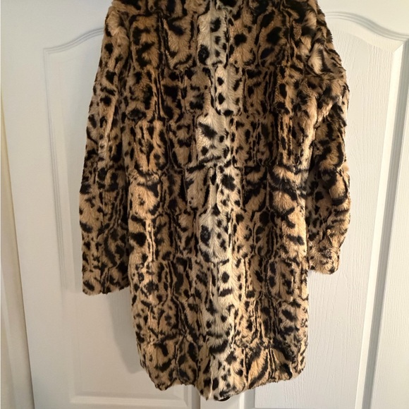 Anthropologie Leopard Print Coat Xs/S - Picture 3 of 4
